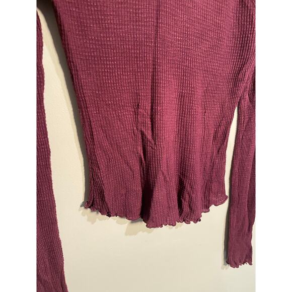 Intimately Free People Make it Easy Thermal in Precious Wine Size Medium - Picture 4 of 11